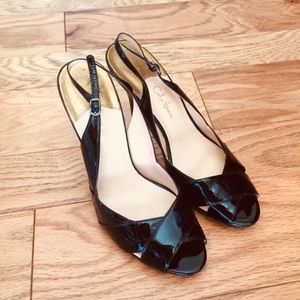 Cole Haan Nike Air peep toe heels-worn once!